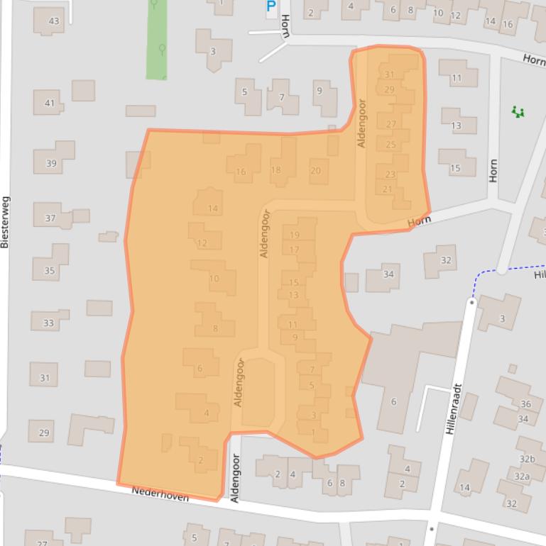 Kaart van postcodegebied 7608NM.