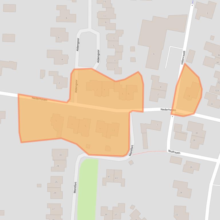 Kaart van postcodegebied 7608NT.