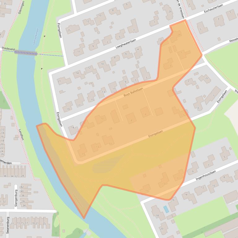 Kaart van postcodegebied 7608RD.