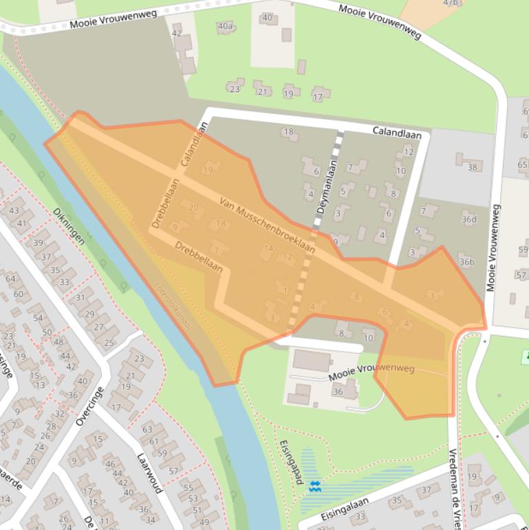 Kaart van postcodegebied 7608SR.