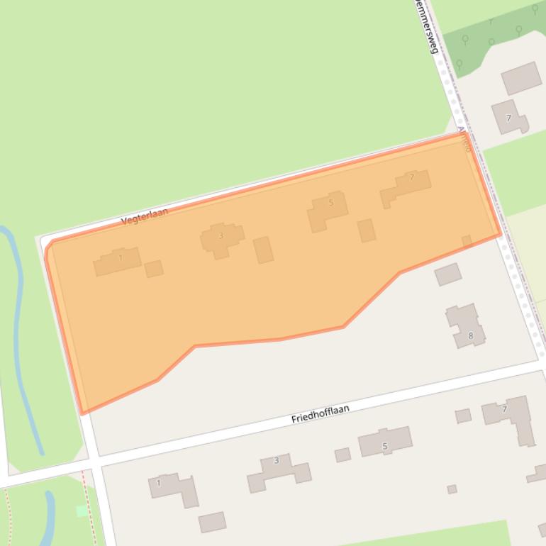 Kaart van postcodegebied 7608SZ.