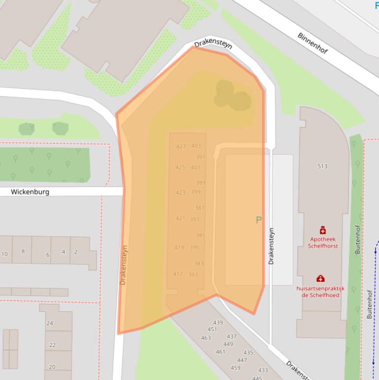 Kaart van postcodegebied 7608TM.