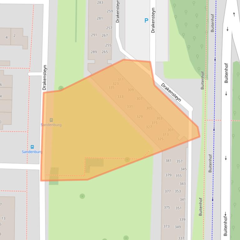 Kaart van postcodegebied 7608TP.