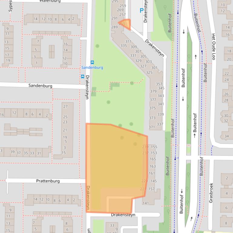 Kaart van postcodegebied 7608TS.