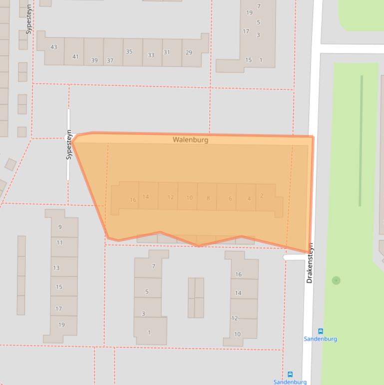 Kaart van postcodegebied 7608VE.