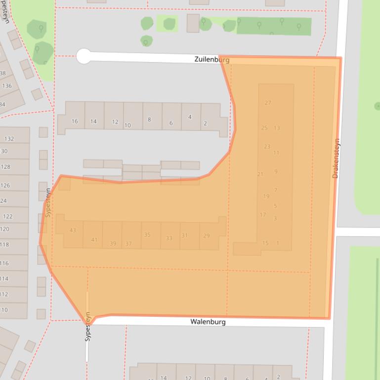 Kaart van postcodegebied 7608VG.