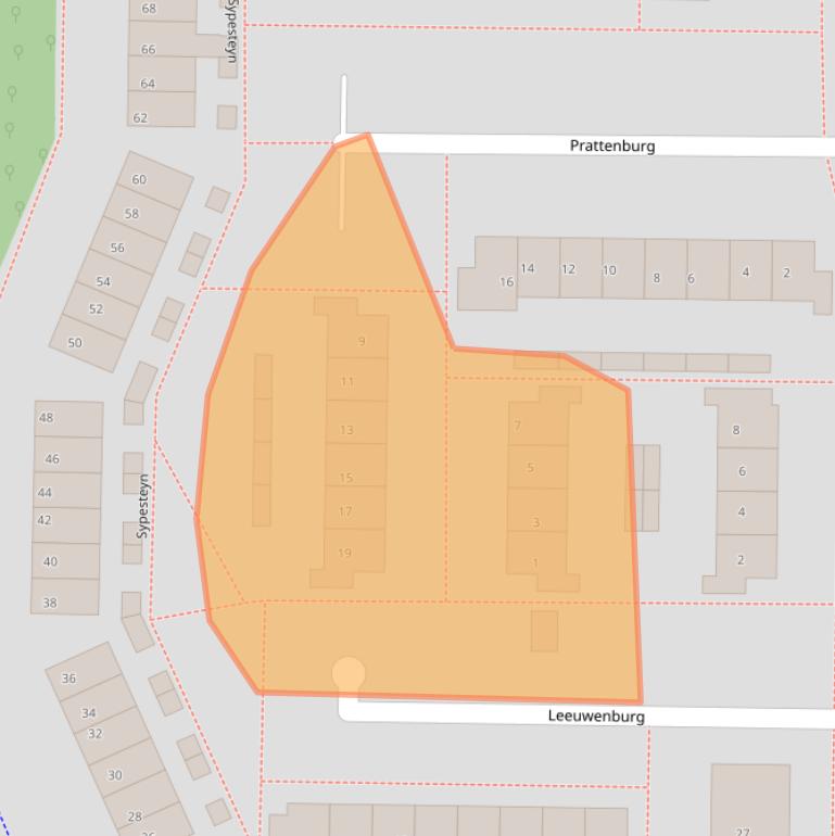 Kaart van postcodegebied 7608VN.
