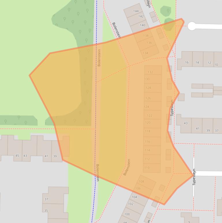 Kaart van postcodegebied 7608VT.
