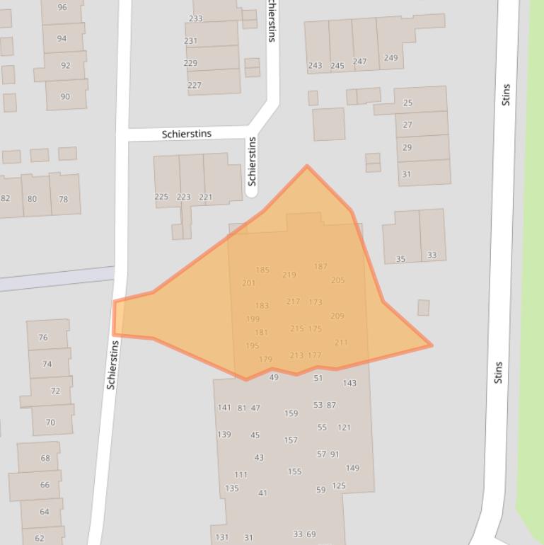 Kaart van postcodegebied 7608XC.