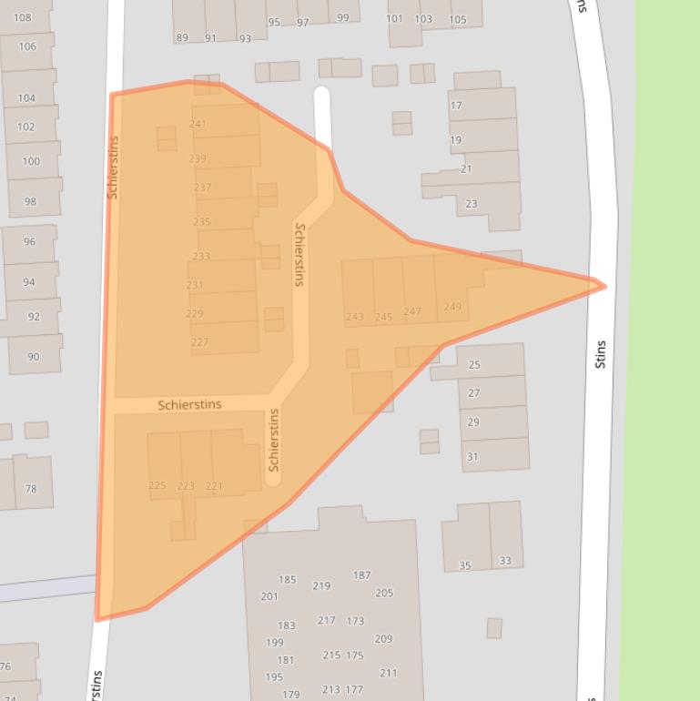 Kaart van postcodegebied 7608XD.