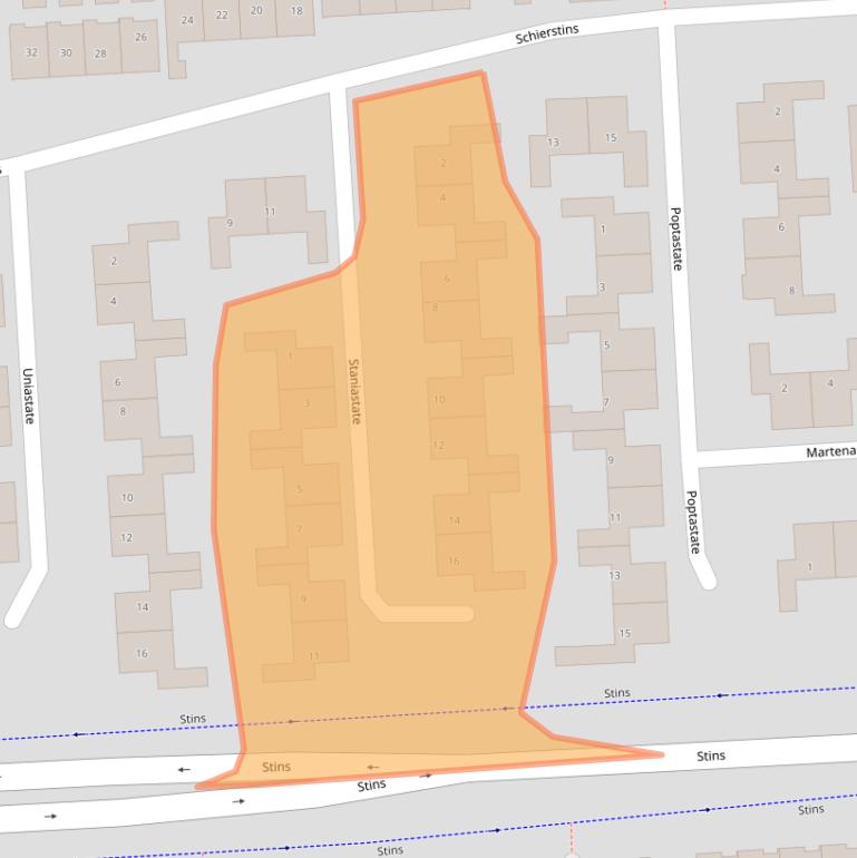 Kaart van postcodegebied 7608XN.