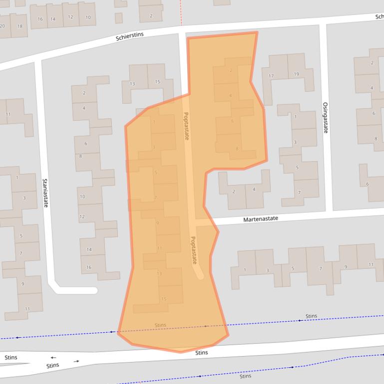 Kaart van postcodegebied 7608XP.