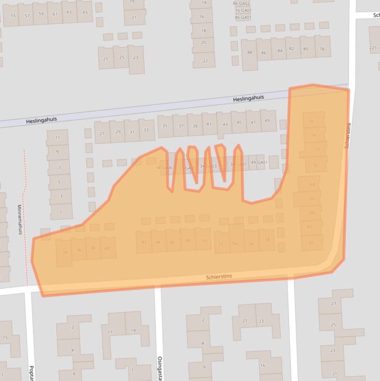 Kaart van postcodegebied 7608XW.