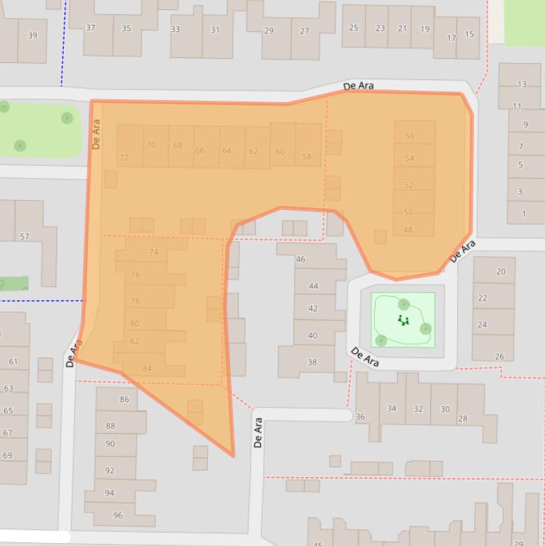 Kaart van postcodegebied 7609AN.
