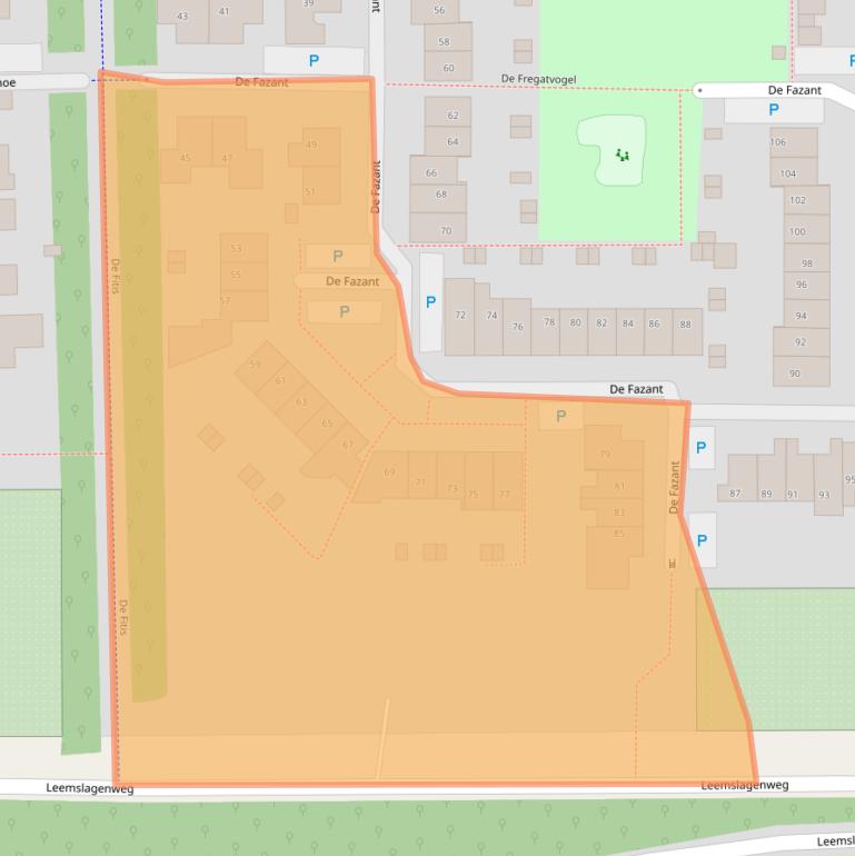 Kaart van postcodegebied 7609BT.