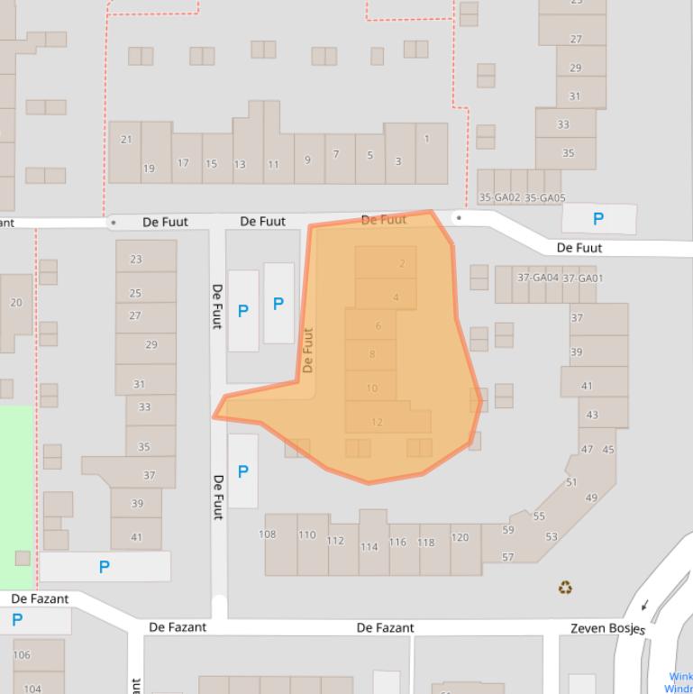 Kaart van postcodegebied 7609BW.