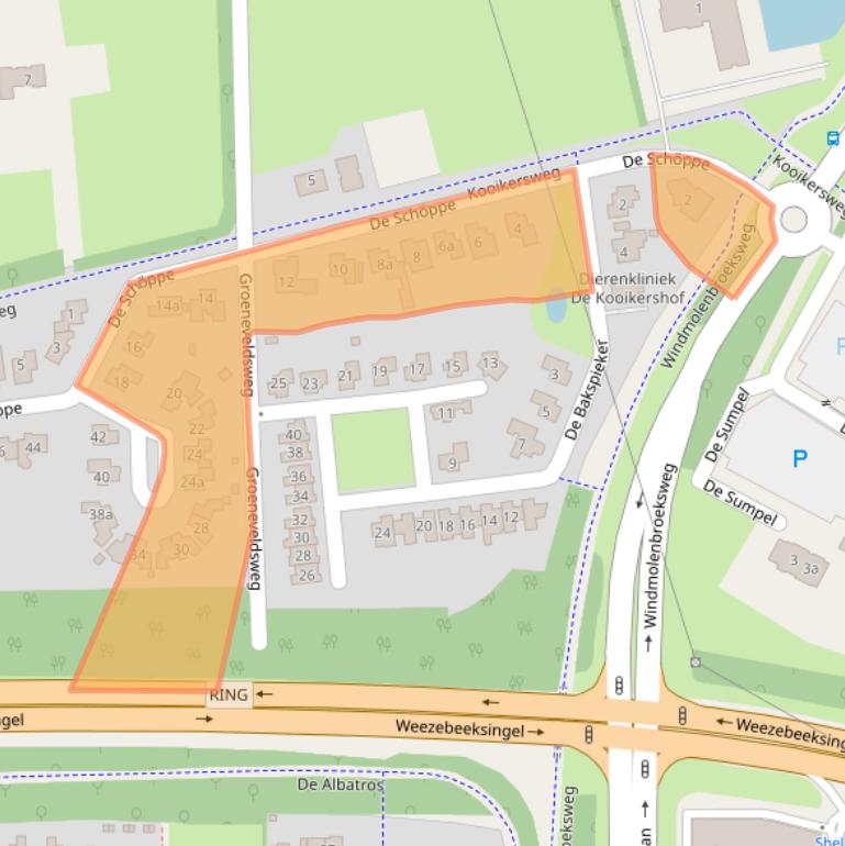 Kaart van postcodegebied 7609CB.