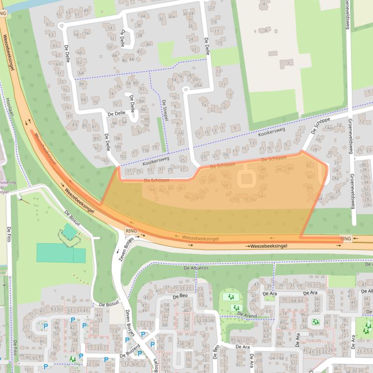 Kaart van postcodegebied 7609CC.