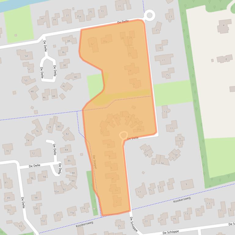 Kaart van postcodegebied 7609CG.