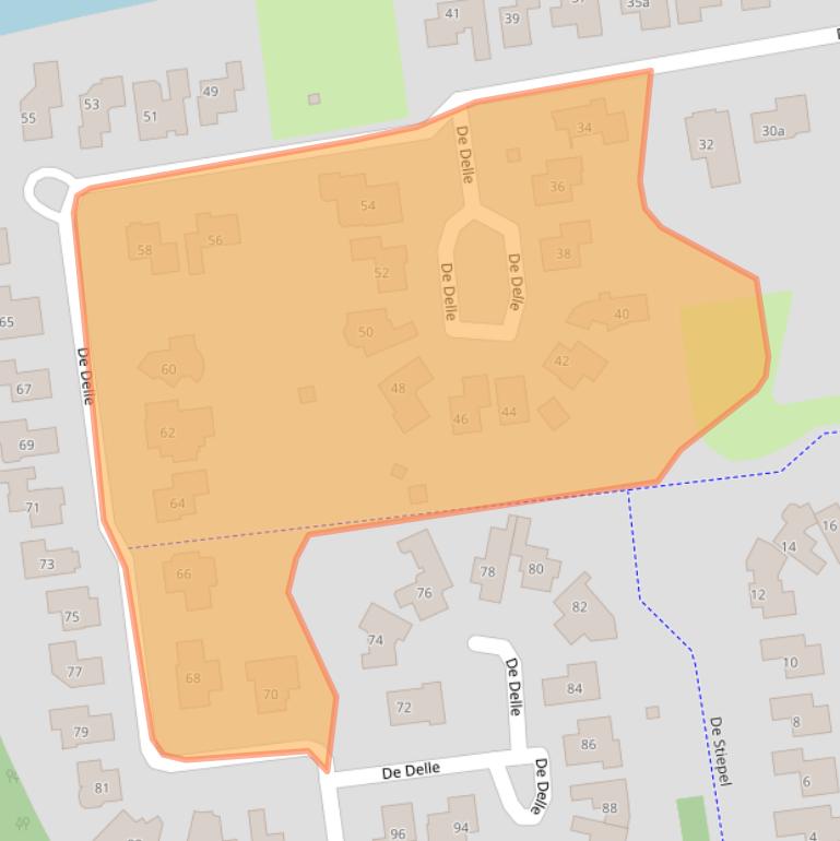 Kaart van postcodegebied 7609CH.