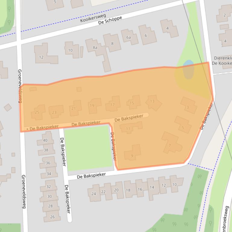 Kaart van postcodegebied 7609CK.