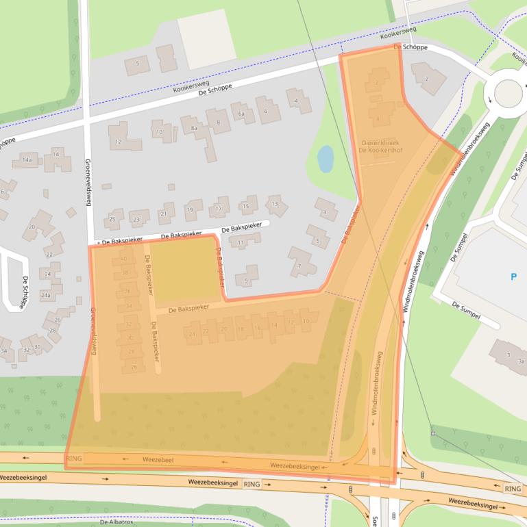 Kaart van postcodegebied 7609CL.