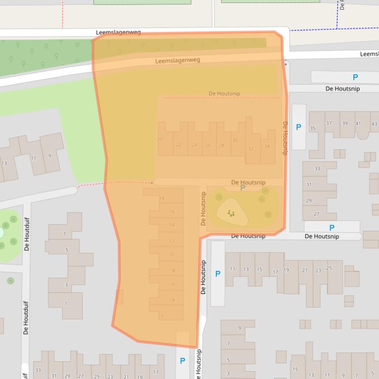 Kaart van postcodegebied 7609EE.