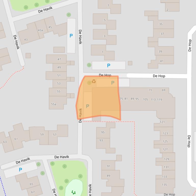 Kaart van postcodegebied 7609EJ.