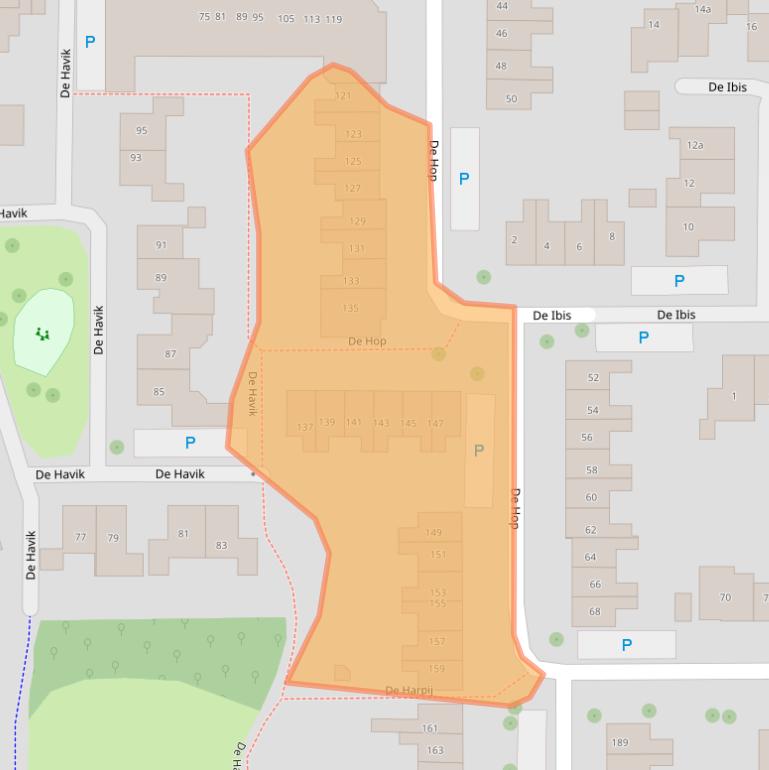 Kaart van postcodegebied 7609EL.