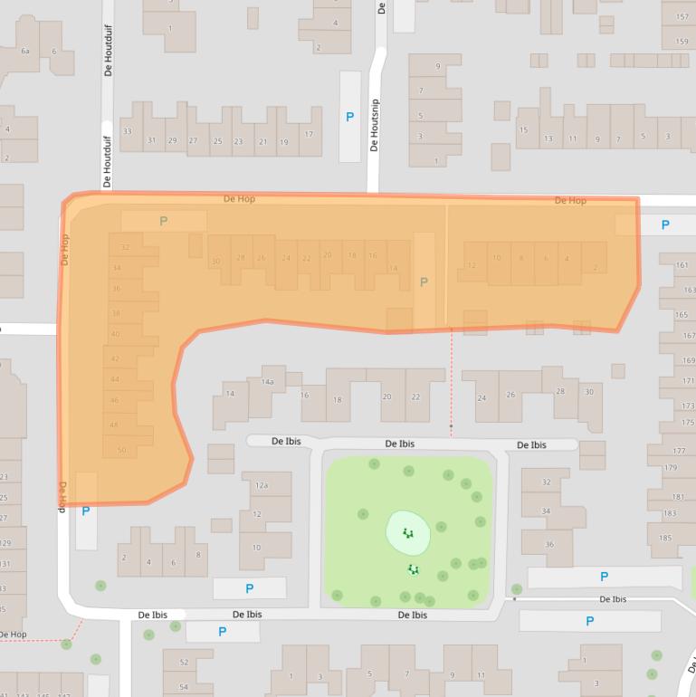 Kaart van postcodegebied 7609EP.