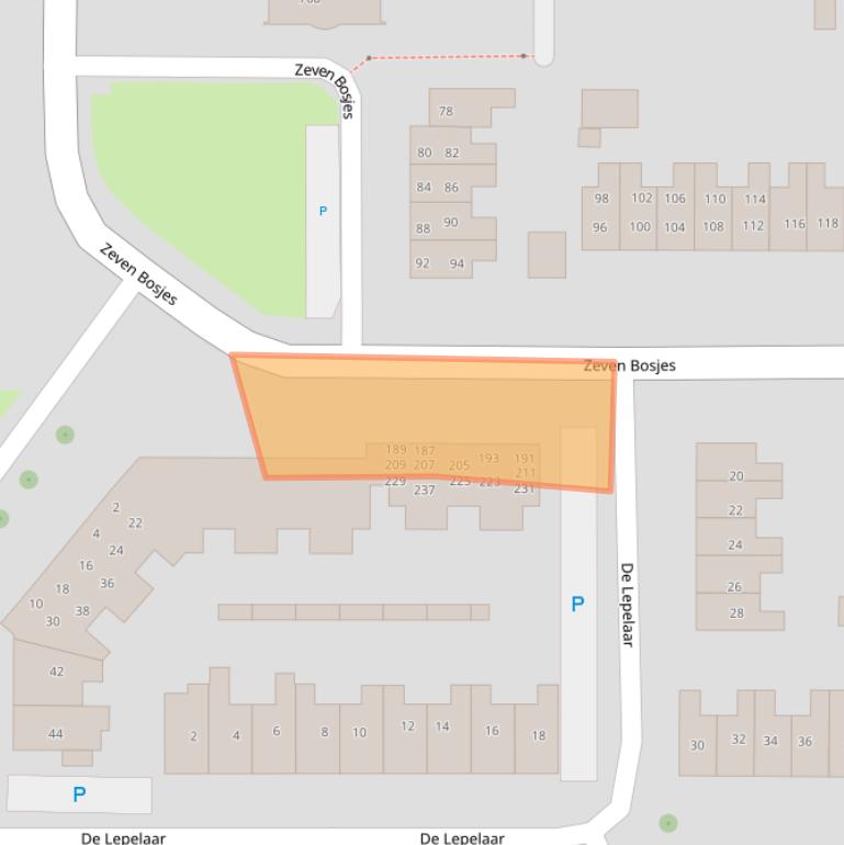 Kaart van postcodegebied 7609GD.