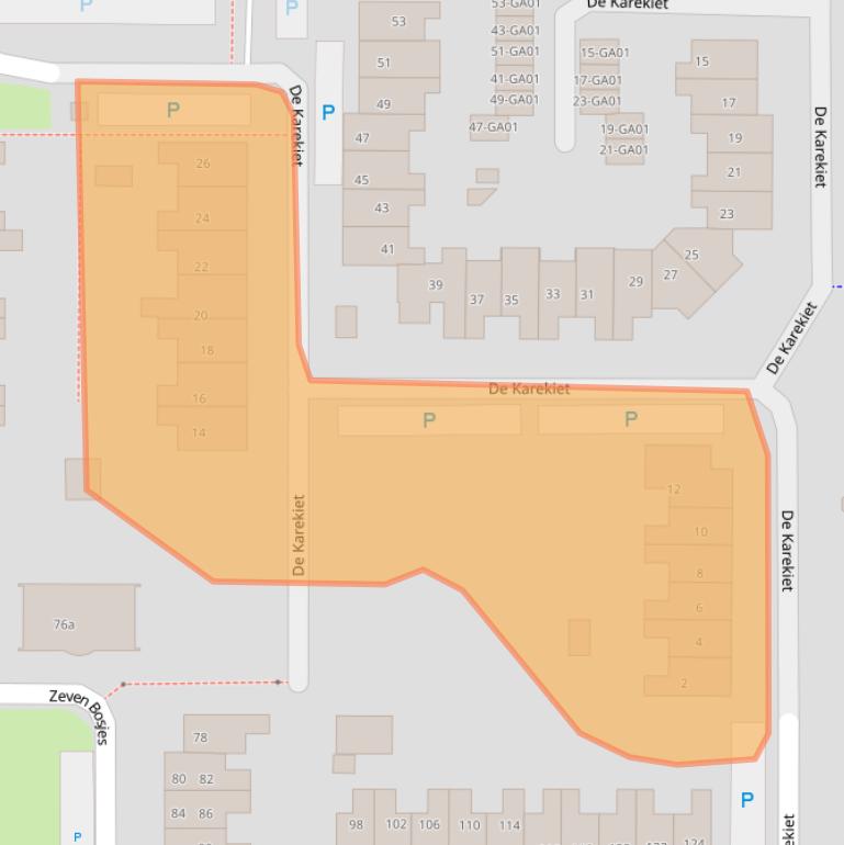 Kaart van postcodegebied 7609GM.