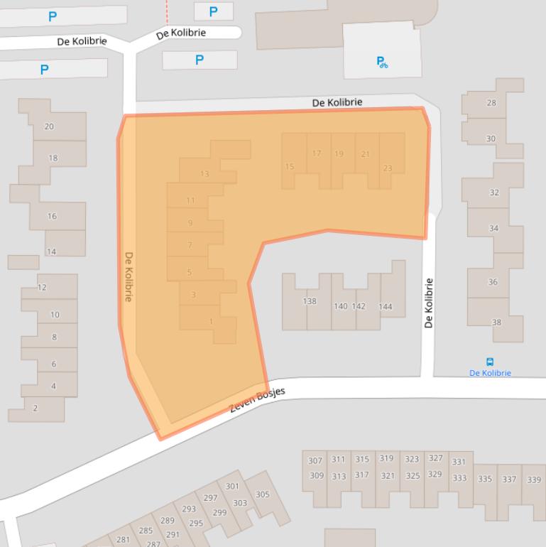 Kaart van postcodegebied 7609GN.