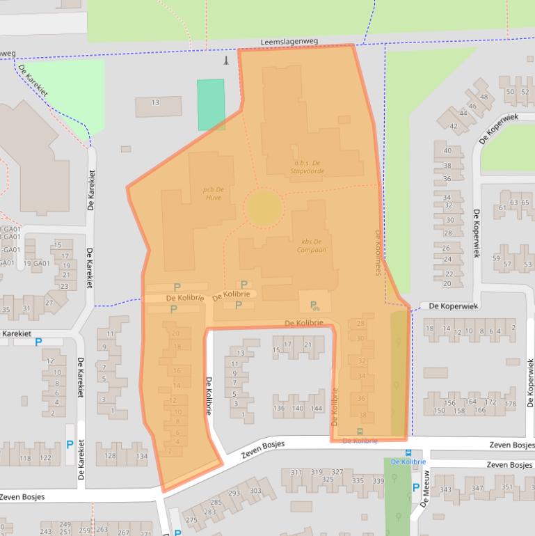 Kaart van postcodegebied 7609GP.