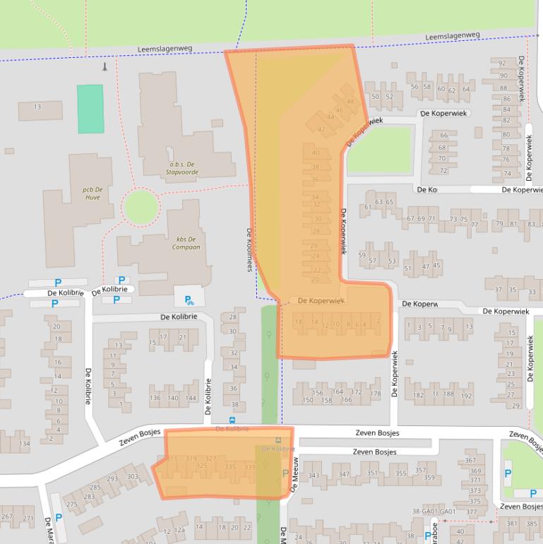 Kaart van postcodegebied 7609GR.