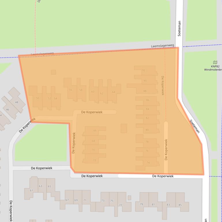 Kaart van postcodegebied 7609GS.