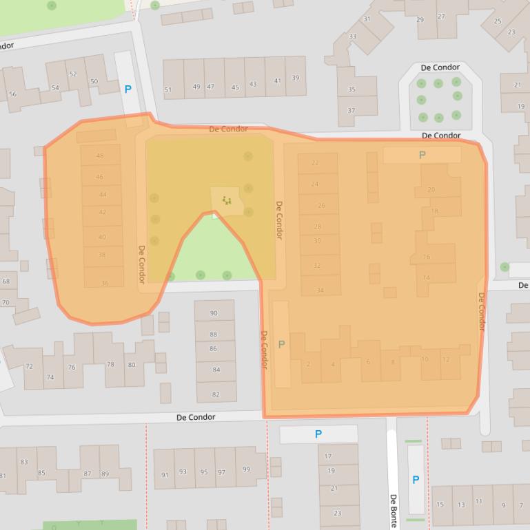 Kaart van postcodegebied 7609HC.