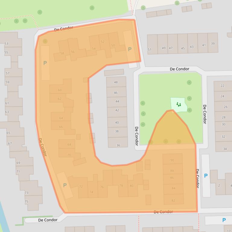 Kaart van postcodegebied 7609HD.