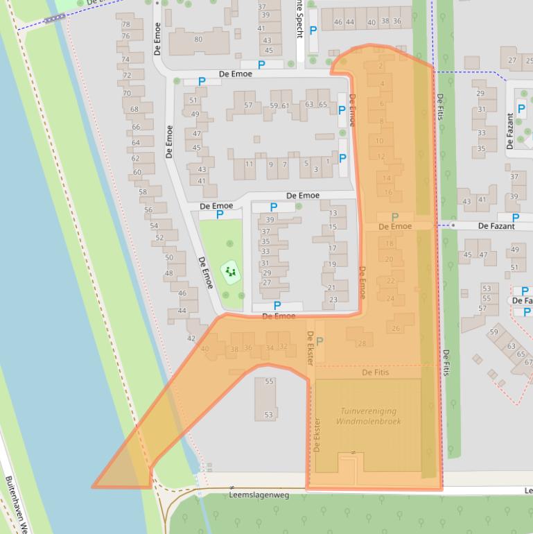 Kaart van postcodegebied 7609HG.