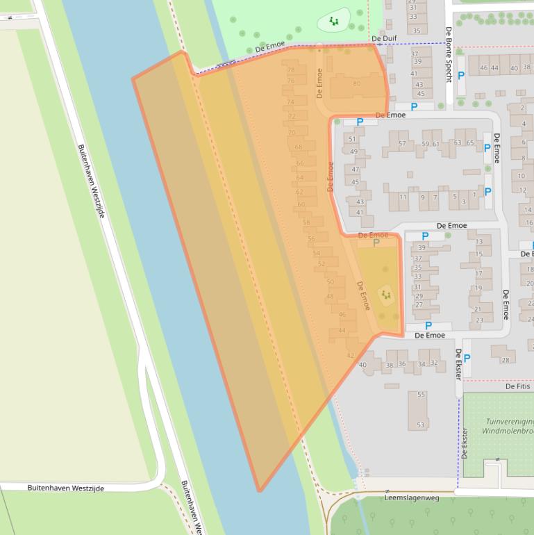 Kaart van postcodegebied 7609HH.