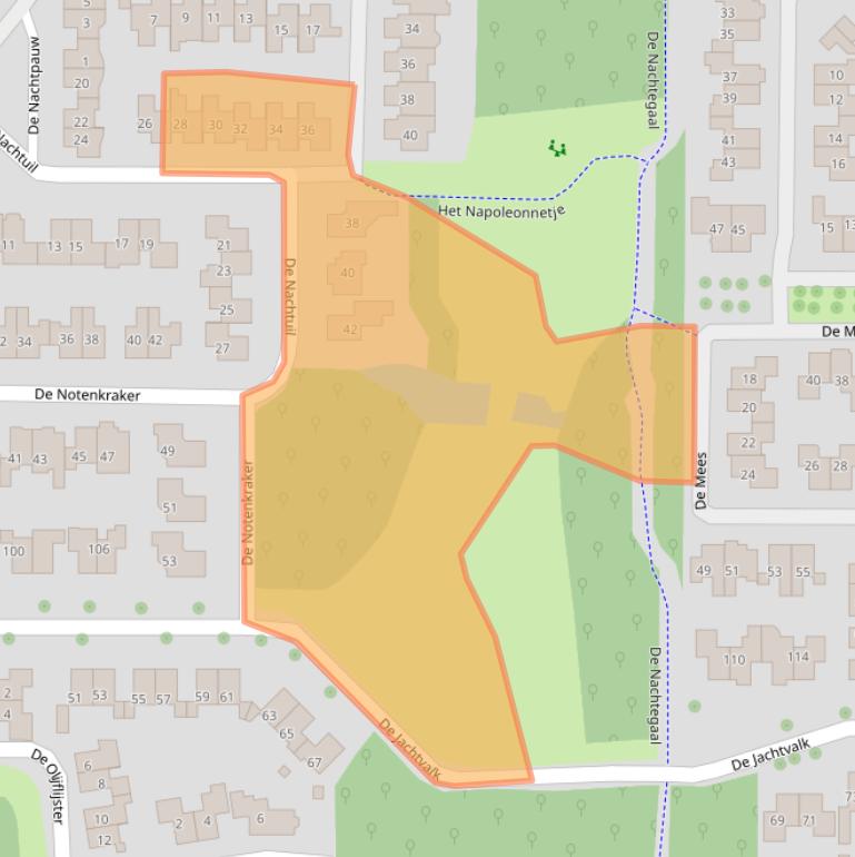 Kaart van postcodegebied 7609JE.