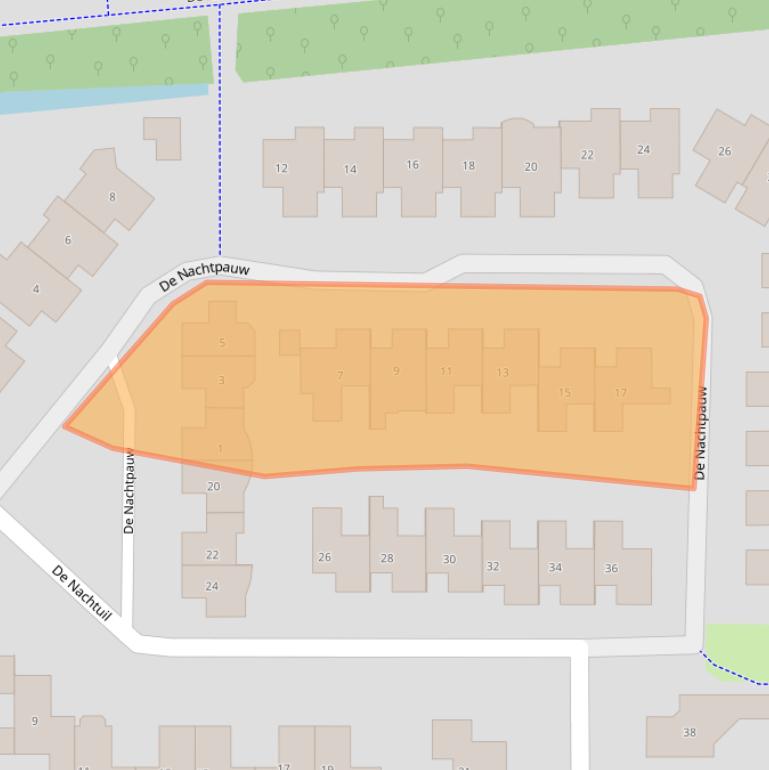 Kaart van postcodegebied 7609JJ.