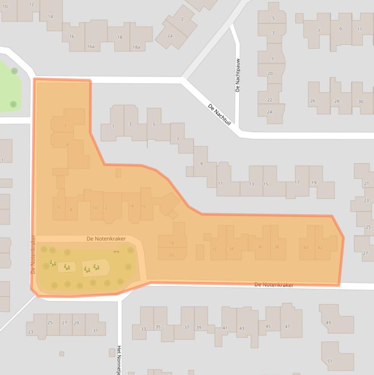 Kaart van postcodegebied 7609JK.