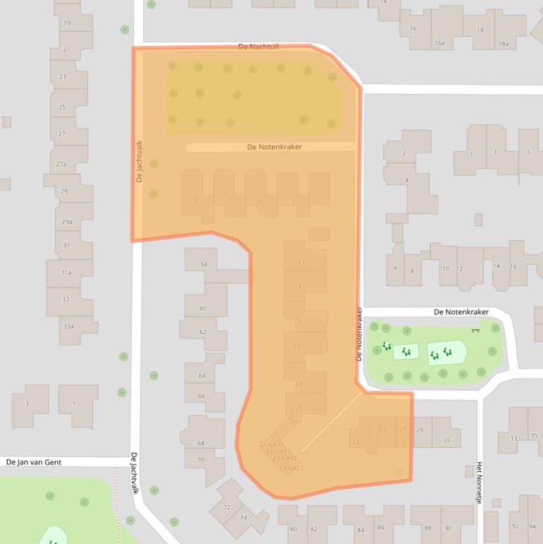 Kaart van postcodegebied 7609JL.