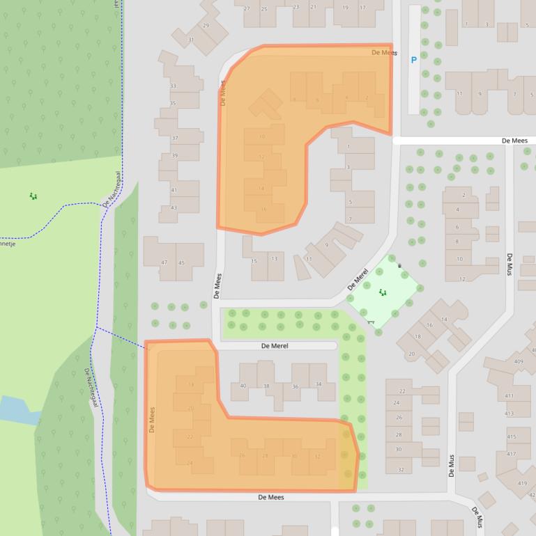 Kaart van postcodegebied 7609JV.
