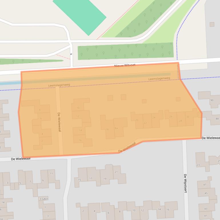 Kaart van postcodegebied 7609LE.