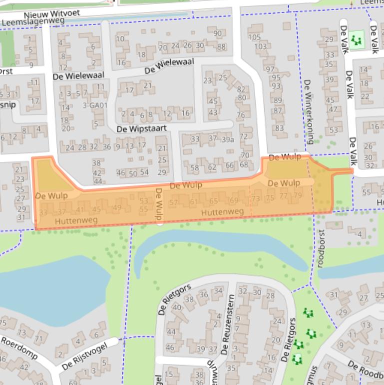 Kaart van postcodegebied 7609LN.