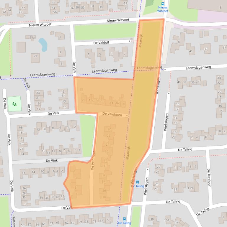 Kaart van postcodegebied 7609LT.