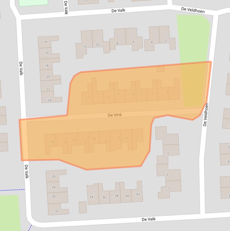 Kaart van postcodegebied 7609LV.