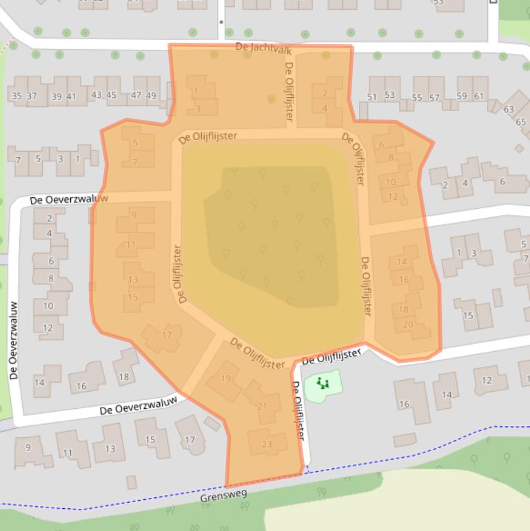 Kaart van postcodegebied 7609MK.